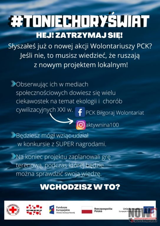 #TONIECHORYŚWIAT. Akcja młodzieży SIM z biłgorajskiego oddziału PCK - Zdjęcie główne