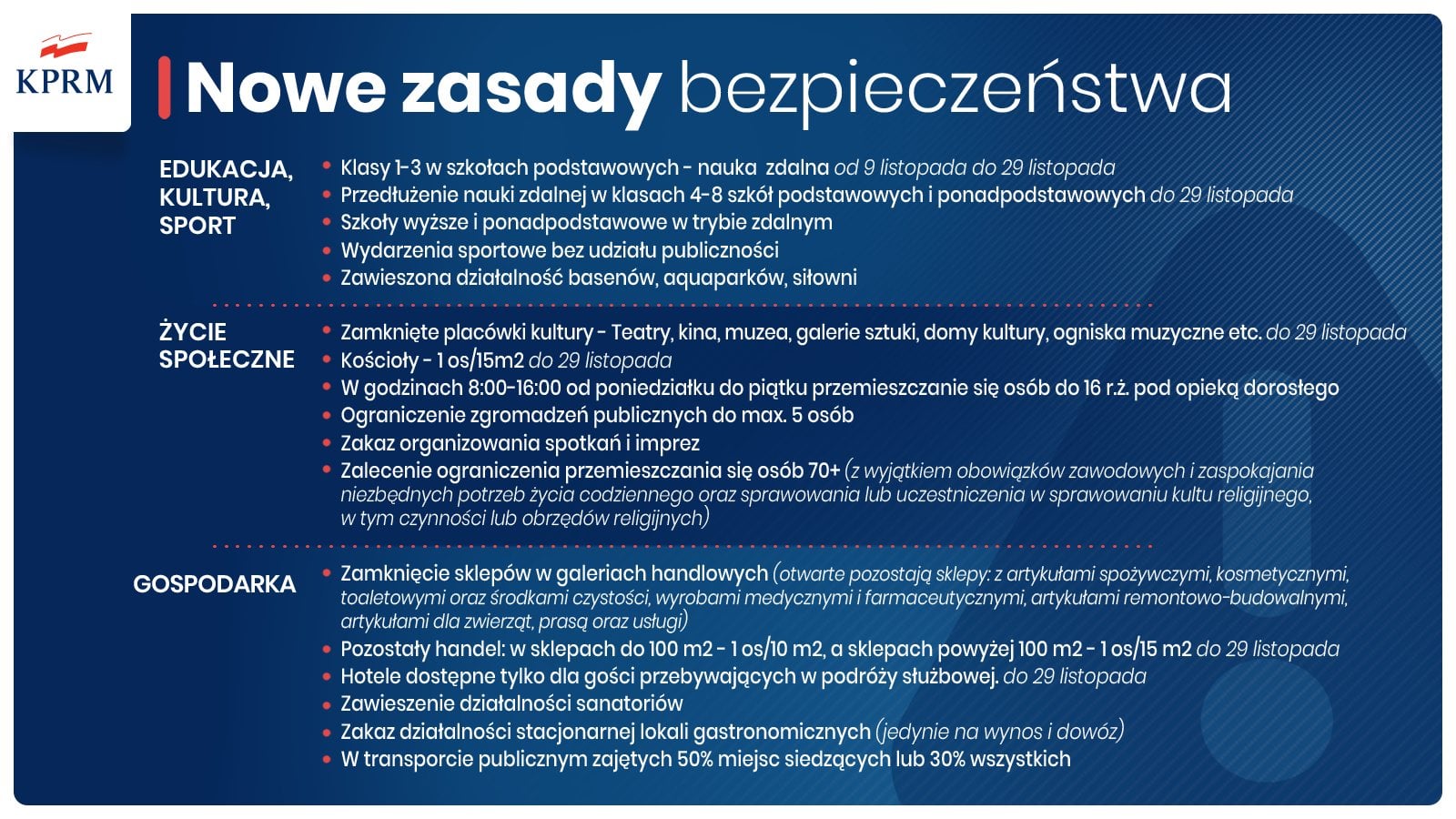 Nowe zasady bezpieczeństwa - Zdjęcie główne