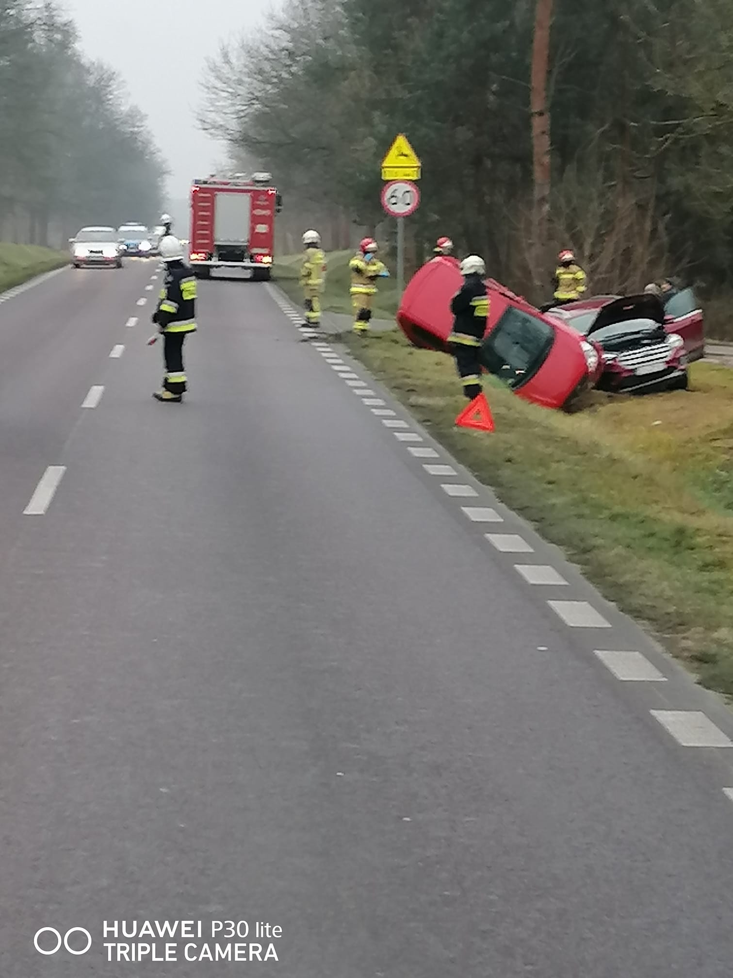 Wypadek na trasie Frampol – Biłgoraj - Zdjęcie główne