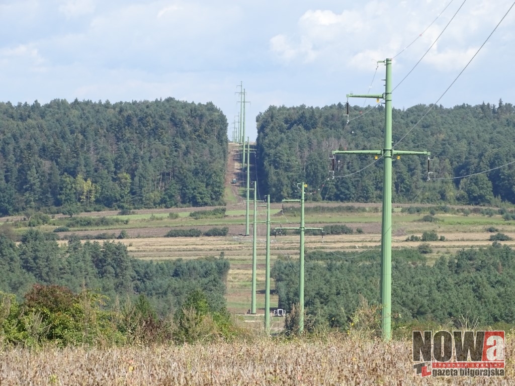 Linia dystrybucyjna Biłgoraj – Szczebrzeszyn gotowa - Zdjęcie główne