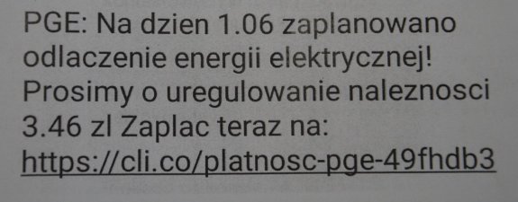 Oszukana na niedopłatę do prądu - Zdjęcie główne