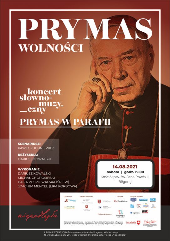 Prymas Wolności - koncert słowno-muzyczny w parafii JP II w Biłgoraju - Zdjęcie główne