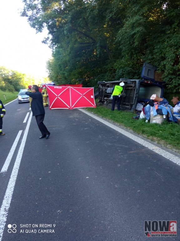 Wypadek w Tarnawie Małej. Nie żyje kierowca - Zdjęcie główne