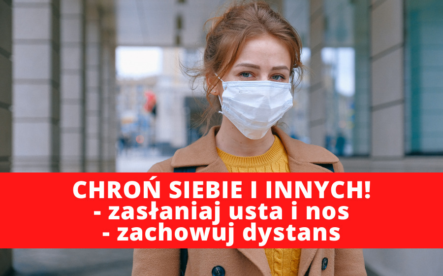 Będą kontrole. Burmistrz apeluje o zasłanianie nosa i ust maseczką - Zdjęcie główne