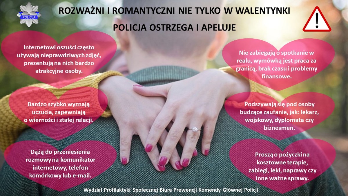 Dziś Walentynki. Nie każdy ma jednak dobre zamiary! - Zdjęcie główne