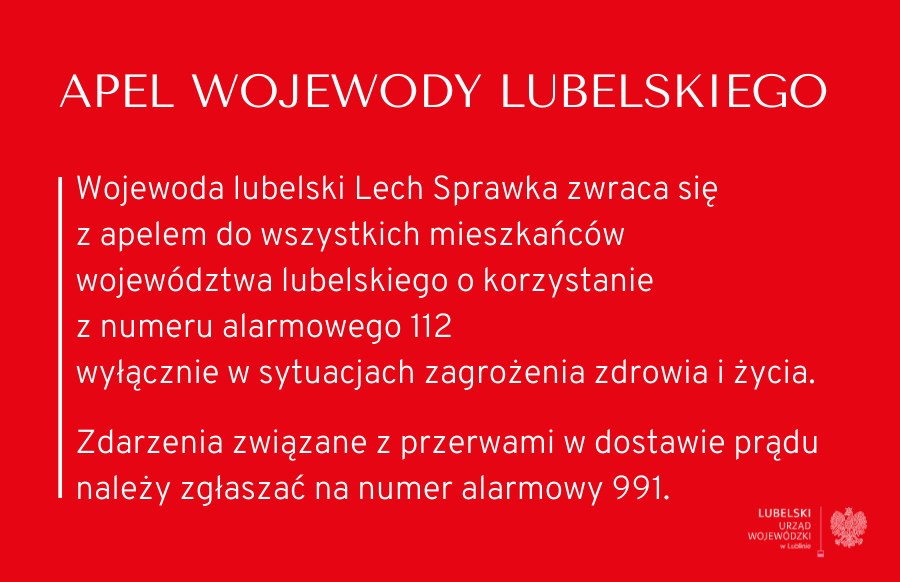 Uwaga! Problemy z numerem alarmowym 112 - Zdjęcie główne