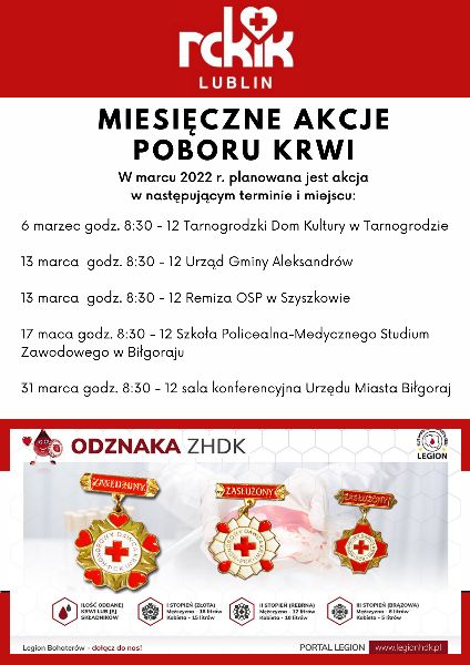 Jutro dwie zbiórki krwi - Zdjęcie główne