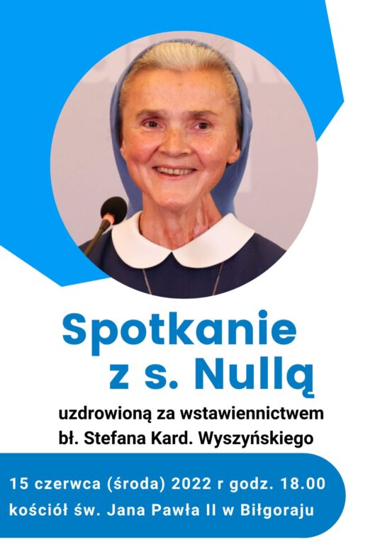 Spotkanie z cudownie uzdrowioną siostrą - Zdjęcie główne