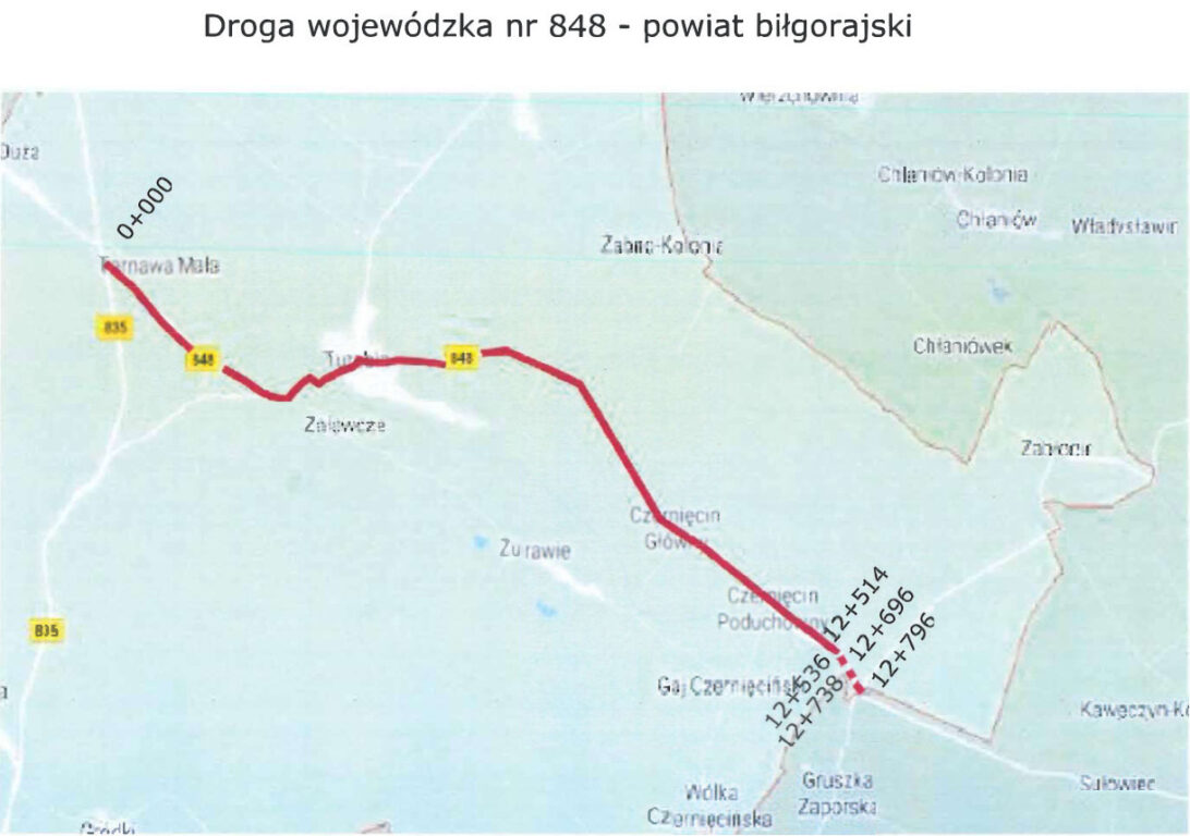 Jest wniosek o remont drogi 848. Jest i odpowiedź powiatu - Zdjęcie główne