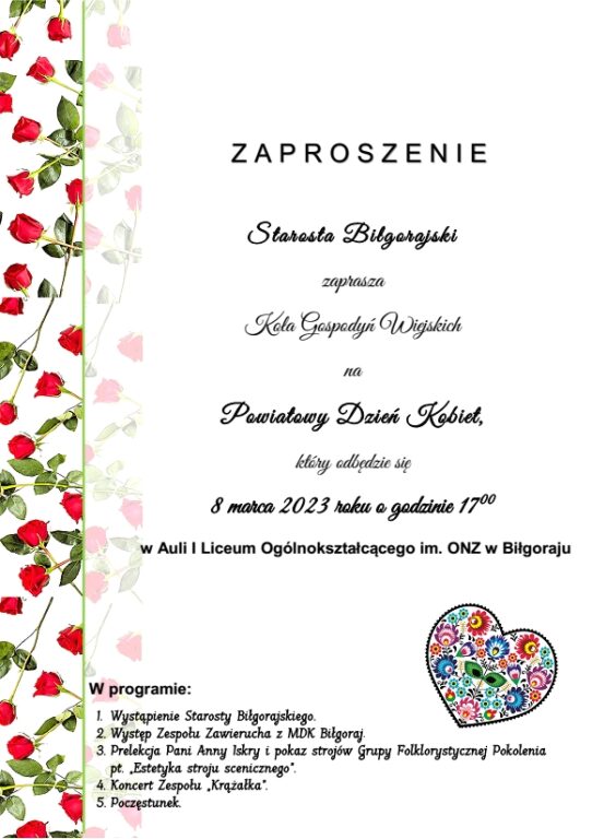 Mieszkanki powiatu biłgorajskiego - przybywajcie - Zdjęcie główne