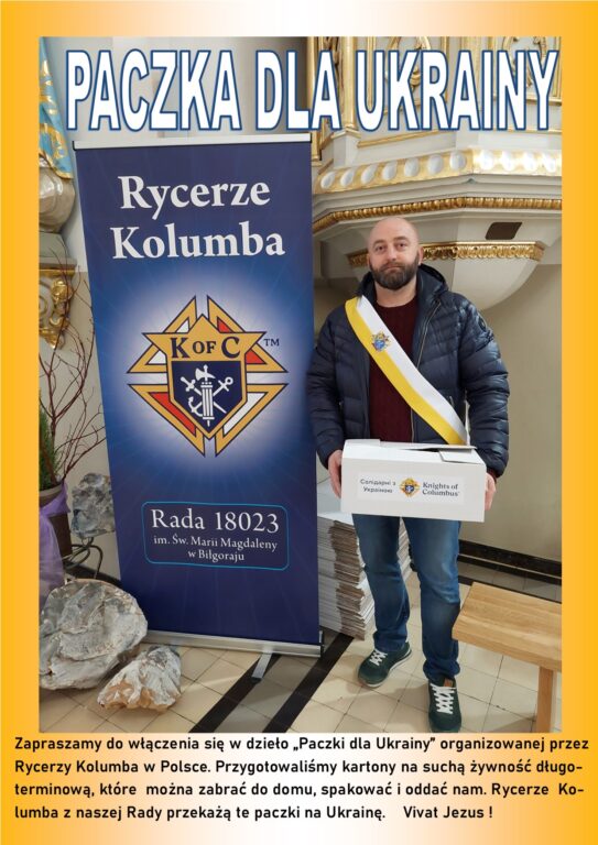 Rycerze z Biłgoraja rozdają kartony - Zdjęcie główne