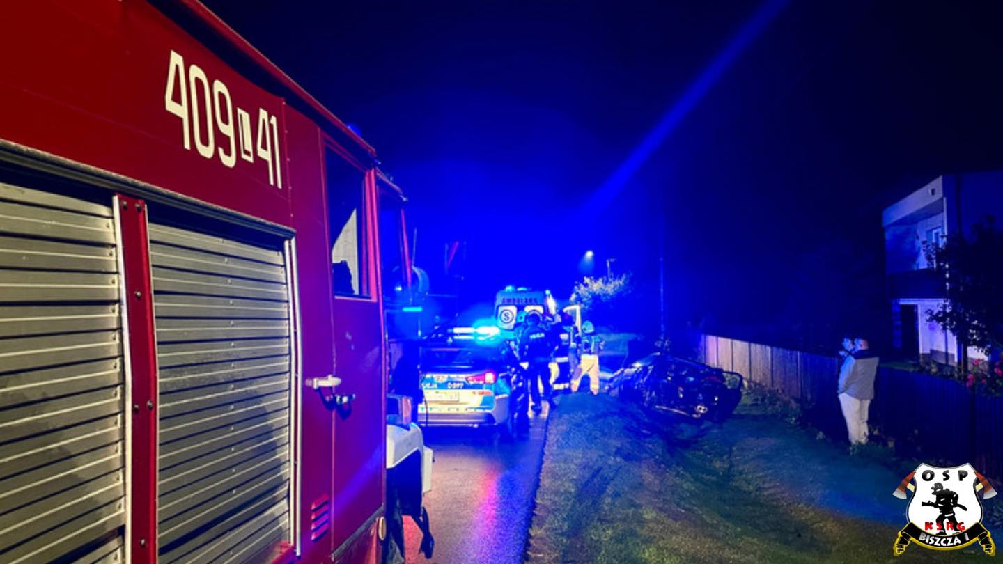 Fatalna noc i wypadek w Biszczy (foto) - Zdjęcie główne