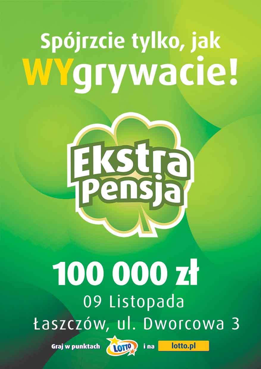 Wygrana w lotto Ekstra Pensja w Łaszczowie - Zdjęcie główne