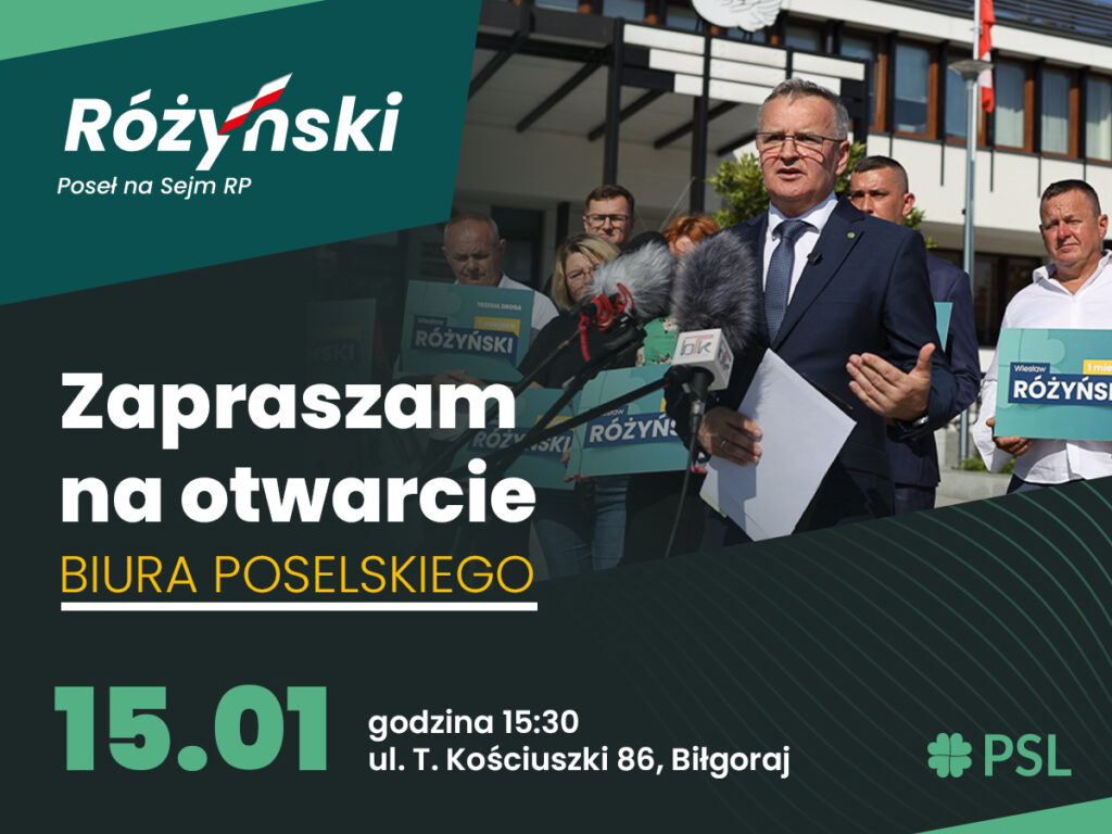 Poseł z Biłgoraja przejmuje bastion PiS-u. Od dziś - Zdjęcie główne