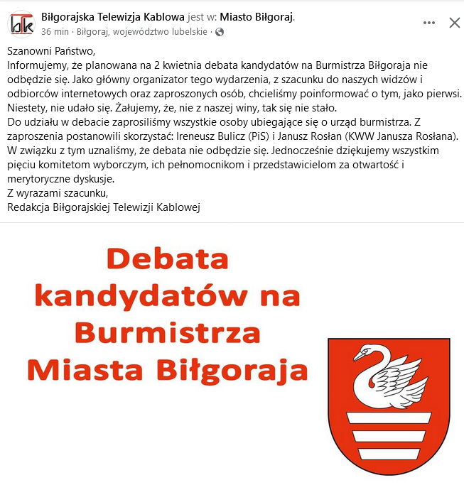 Biłgorajska kablówka wylewa żale. Kto płaci za ten medialny holding marzeń? - Zdjęcie główne