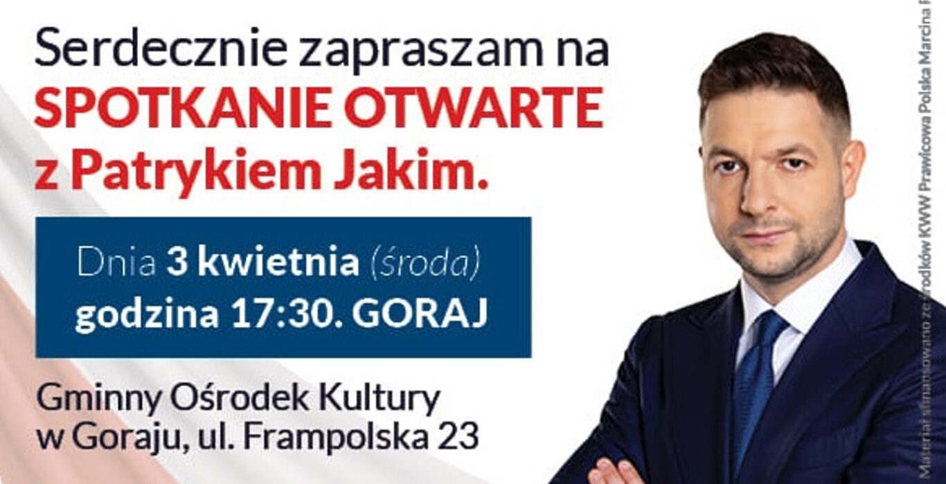 W Goraju dziś znany polityk. Jaki ? - Zdjęcie główne