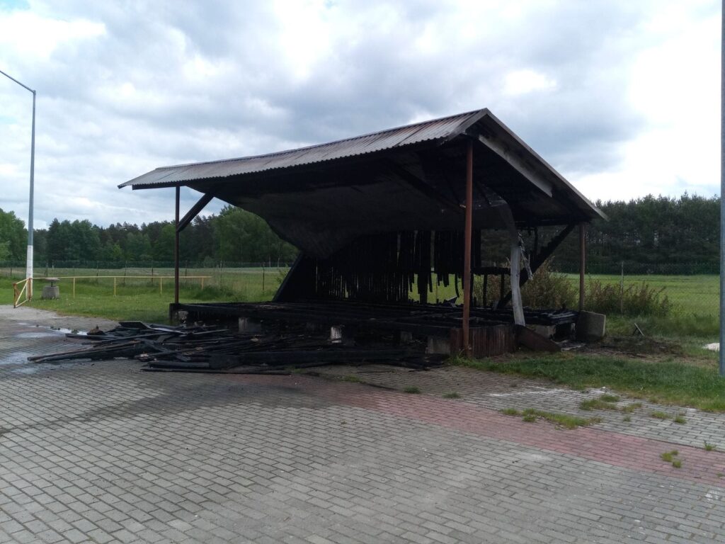 Scena poszła z dymem. Pożar w gminie Biłgoraj (foto) - Zdjęcie główne