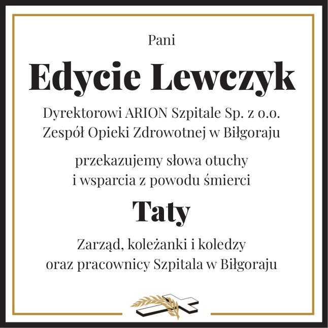 Kondolencje - Zdjęcie główne