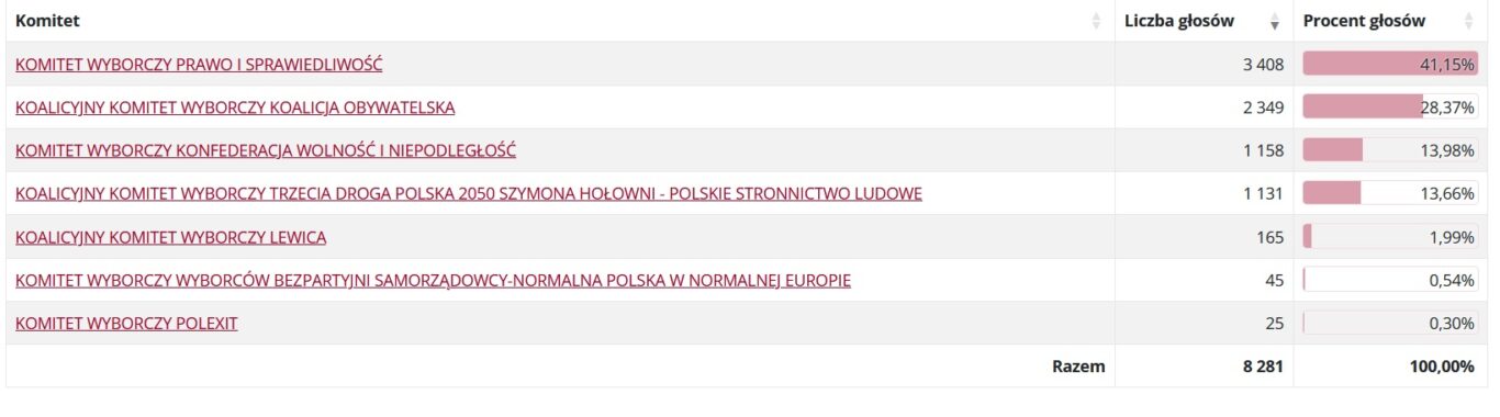 Jak głosowały gminy z Ziemi Biłgorajskiej? Jakie partie kochamy? - Zdjęcie główne