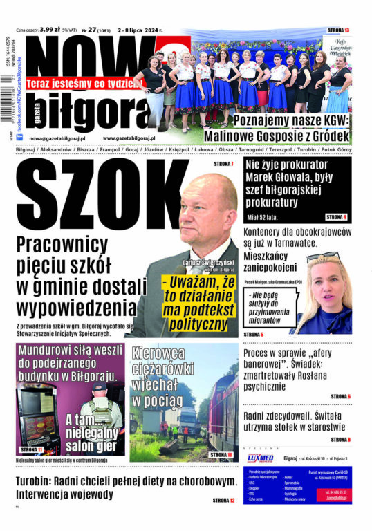 Już jest papierowa Nowa Gazeta Biłgorajska. Co w numerze? - Zdjęcie główne