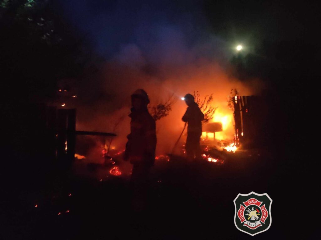 Pożar w powiecie biłgorajskim. Są straty (foto) - Zdjęcie główne