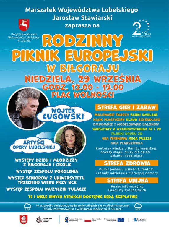 Rodzinny Piknik Europejski w Biłgoraju - Zdjęcie główne