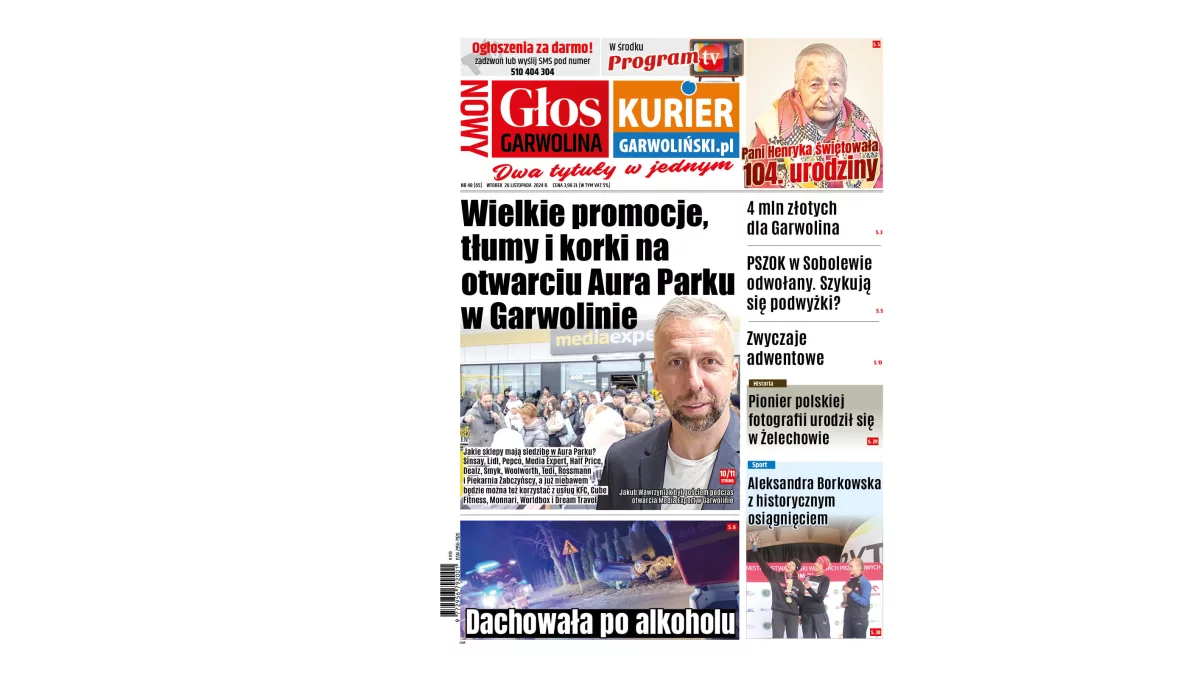 Nowy Głos Garwolina - wydanie 27.11.24 - Zdjęcie główne