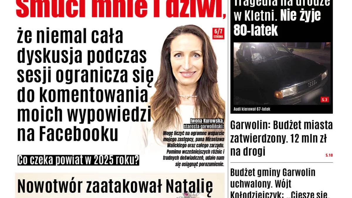 Najnowsze wydanie Nowego Głosu Garwolina (7 stycznia 2025 r.) - Zdjęcie główne