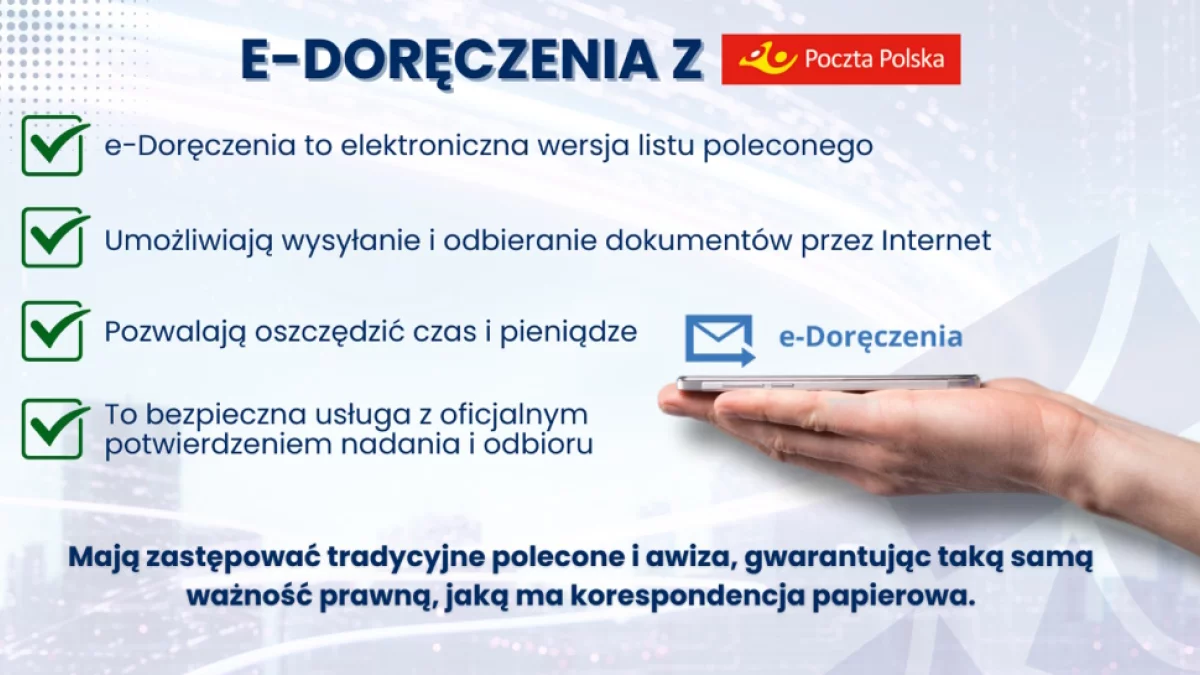 Koniec z papierowym awizo? Poczta Polska wdraża e-Doręczenia - Zdjęcie główne