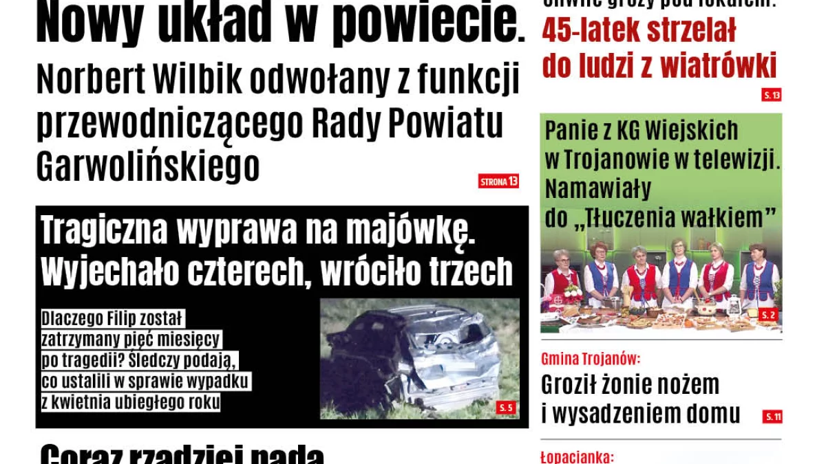 Najnowsze wydanie Nowego Głosu Garwolina (21 stycznia 2025 r.) - Zdjęcie główne