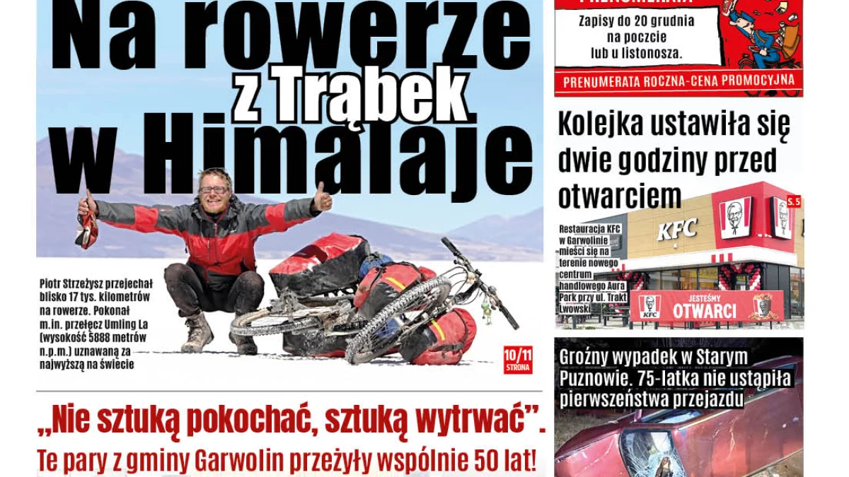 Nowy Głos Garwolina  - najnowsze wydanie  (3 grudnia 2024r) - Zdjęcie główne