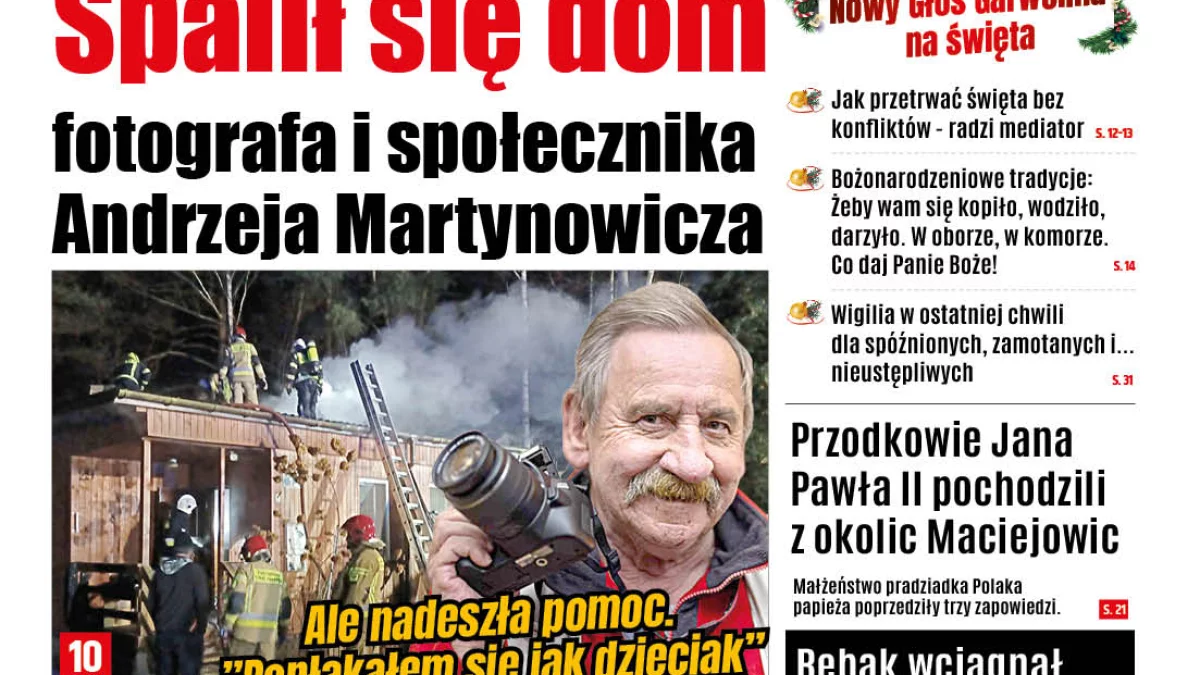 Najnowsze wydanie Nowego Głosu Garwolina (23 grudnia 2024 r.) - Zdjęcie główne