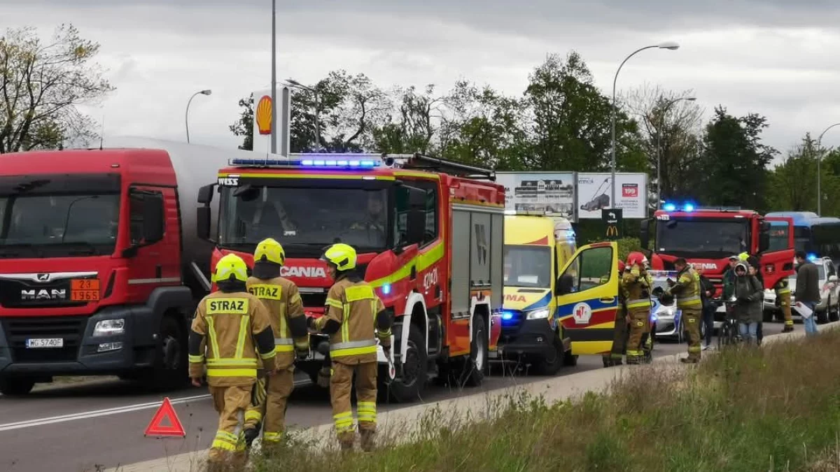 Kolejny wypadek przy stacji Shell w Garwolinie - Zdjęcie główne