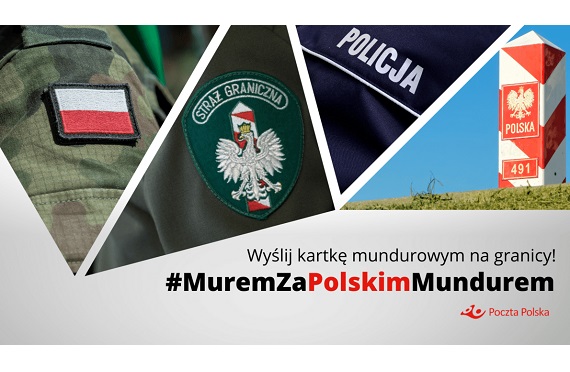 Kartkę mundurowym na granicy możesz przekazać już w placówkach Poczty Polskiej. Spółka rozszerza zasięg akcji na cały kraj - Zdjęcie główne