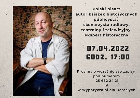 Spotkanie autorskie ze Sławomirem Koprem w garwolińskiej bibliotece - Zdjęcie główne