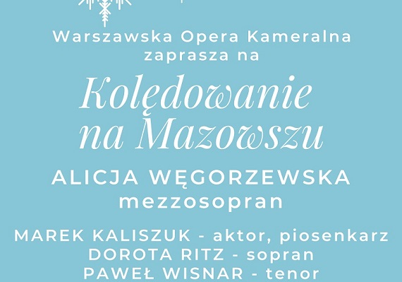 Alicja Węgorzewska zaśpiewa kolędy - Zdjęcie główne