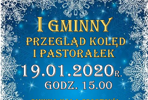 I Gminny Przegląd Kolęd i Pastorałek - Zdjęcie główne