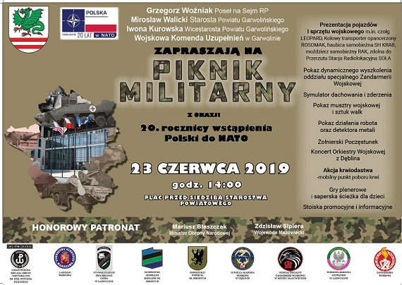 Piknik Militarny 23 czerwca w Garwolinie - Zdjęcie główne