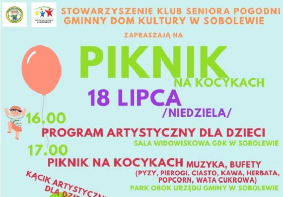 18 lipca Piknik na Kocykach  Sobolewie - Zdjęcie główne