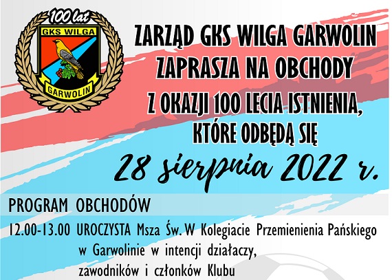 Obchody 100-lecia Wilgi Garwolin - Zdjęcie główne