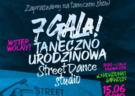 Plan Gali Street Dance Studio 15 czerwca - Zdjęcie główne