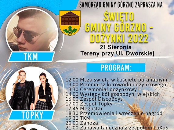 Święto Gminy Górzno i Dożynki Gminno - Parafialne - Zdjęcie główne