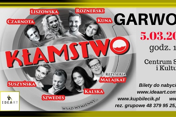 Kłamstwo - komedia w doborowej obsadzie w Garwolinie - Zdjęcie główne