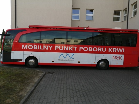 Można oddać krew w autobusie przy szpitalu w Garwolinie - Zdjęcie główne