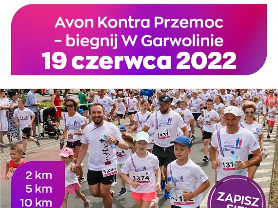 Bieg ''Avon Kontra Przemoc  biegnij w Garwolinie'' już w najbliższą niedzielę! - Zdjęcie główne