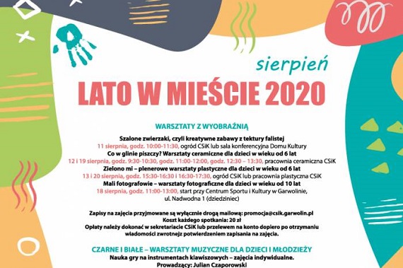 Lato w Mieście 2020 - sierpień - Zdjęcie główne