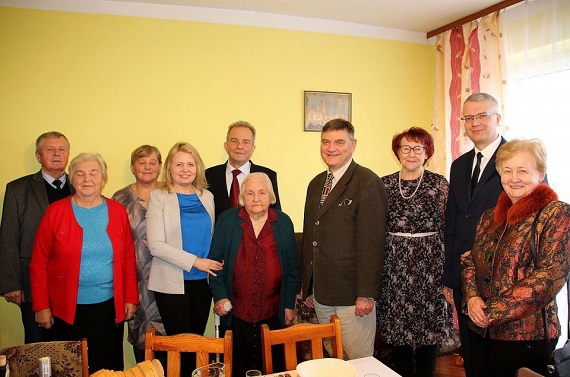 Jubileusze setnych urodzin mieszkańców gminy Trojanów - Zdjęcie główne