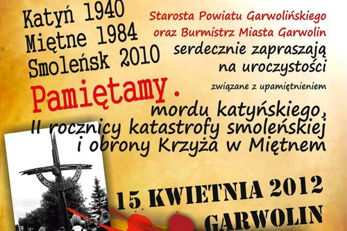 Katyń 1940, Miętne 1984, Smoleńsk 2010 - Zdjęcie główne