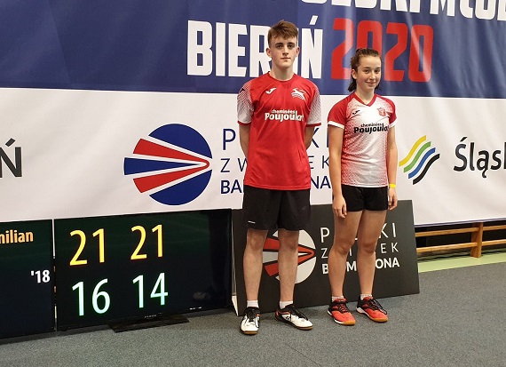 Brązowy medal Ani Kotlarskiej na Mistrzostwach Polski Młodzików w badmintonie - Zdjęcie główne