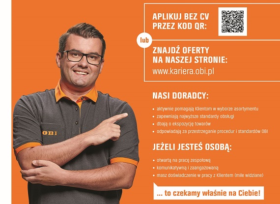 Praca dla doradcy klienta w OBI w Mysiadle - Zdjęcie główne